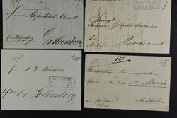 Sweden, Foreign-related covers Denmark. Four letters/covers sent via ...