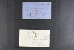 Sweden, Prephilately lot on visir leaves. Seven covers sent to/from ...