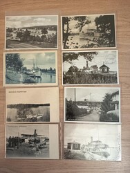 Sweden, Postcards. STEAMBOATS and PIERS in Stockholm Archipelago. ...