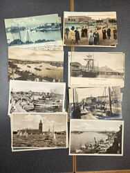Sweden, Postcards. STOCKHOLM mixed 1900-50 in 2 boxes, incl 80 with ...