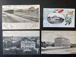 Sweden, Postcards. Railway stations, 12 cards: e.g. Malmberget 1907, ...