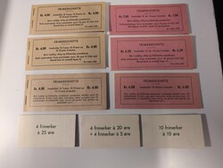 Norway, Booklets lot 1960s. H28, H34, H37, H38×2 different, H39, HA4 ...
