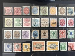 Denmark, DVI, */used. Nice selection 1866-1916 incl. e.g. F2-3 and ...