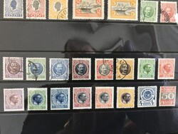 Denmark, DVI, */used. Nice selection 1866-1916 incl. e.g. F2-3 and ...
