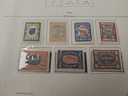 Finland, Karelia, */used collection 1920–1922 on visir leaves. ...