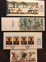 Finland, Åland, Used. Selection 2003-2021 incl. 25 booklets and 25 ...