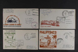 ALL WORLD, Covers. Group of nine covers from Canal Zone, Bahrain and ...