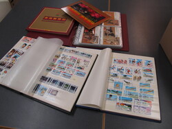 ALL WORLD, ASIA, **/*/used collection/accumulation in five stockbooks ...