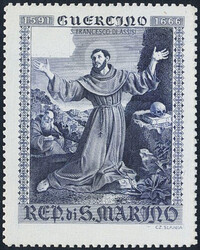 Slania, San Marino, Michel (*), 'St. Francis of Assisi', Guercino ...