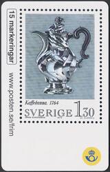 Slania, Sweden, F 1097 (*), 1979 Swedish Rococo 1.30 kr. Silver ...