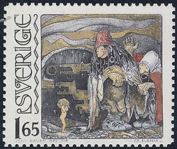 Slania, Sweden, Michel 1196 (*), 1982 John Bauer 1.65 Kr. 'Pale nose' ...