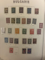 Bulgaria, **/*/used collection 1879–1976 in large album. Often used ...