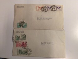 China, Mixed, Covers 1938–1955. Two QXL cover from Radio Peking to ...