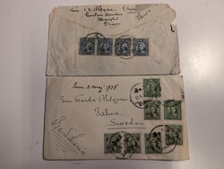 China, Mixed, Covers 1938–1955. Two QXL cover from Radio Peking to ...