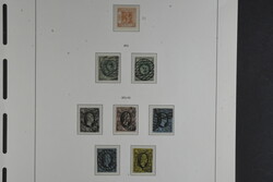Germany, Saxony, */used collection 1850–1867 on leaves. Complete ...
