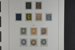 Germany, Saxony, */used collection 1850–1867 on leaves. Complete ...