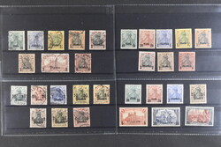 Germany, P.O. in Turkey, **/*/used on 20 cards. Very attractive range ...