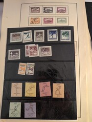 Hungary, **/*/used collection 1870s–1940s on leaves. Well filled ...