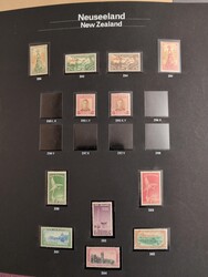 New Zealand, **/*/used. Collection 1936–1980s in large binder incl. ...