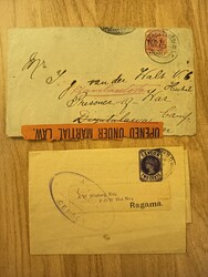 South Africa, Covers. Boer war, prisoner of war camps in Ceylon. ...