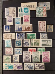 South Korea, **/used collection 1950s–1970s in stockbook. With some ...