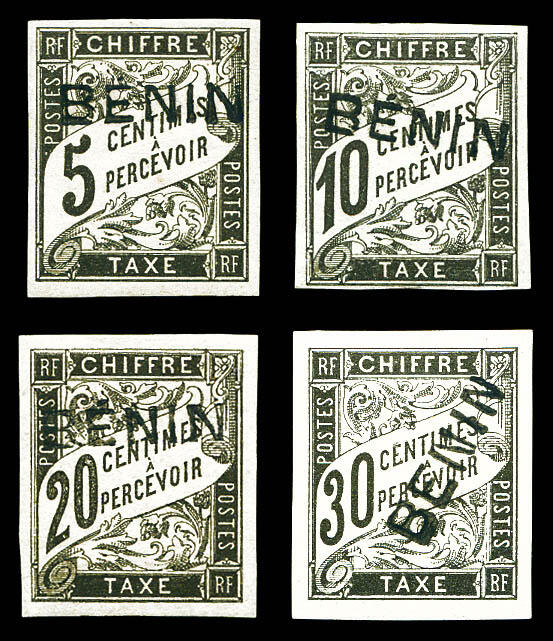 N°1/4, Les 4 valeurs dont le N°4 (*). TB (certificat) Qualité: * ...