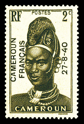 N°208a, 2c brun-noir, surcharge noire, TTB (signé ...