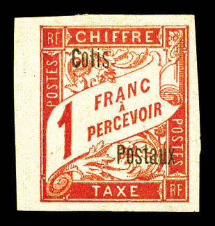 N°4B, 1f rose sur paille, SANS COTE D'IVOIRE, petit bord de feuille, ...