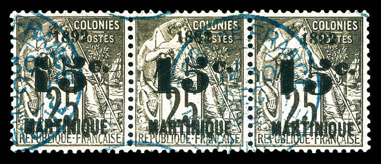 N°30ba, 15c sur 25 noir sur rose, Erreur de chiffres: 1882 au lieu ...