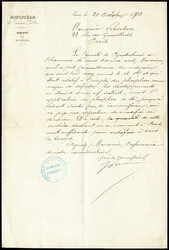 BALLON DES GRAVILLIERS: Ensemble comprenant: A/ une lettre à ...
