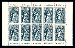 Carnet croix rouge 1952, TB (certificat) Qualité: ** Cote: 550 euros