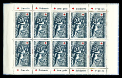 Carnet croix rouge 1952, TB (certificat) Qualité: ** Cote: 550 euros