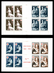 Carnet croix rouge 1953 et 1954, TB Qualité: ** Cote: 340 euros