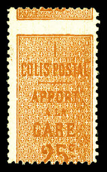 N°7, 25c impression recto et verso tête-bêche. TB Qualité: * Cote ...
