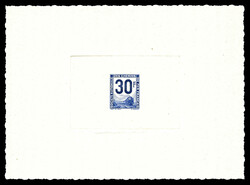 N°12, 30f, épreuve d'Artiste en bleu. SUP. R. (certificat) Qualité ...
