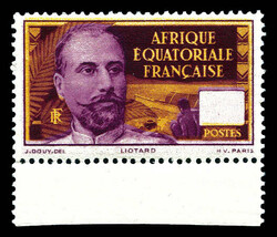 N°58b, 2f 15 violet et jaune foncé, valeur omise bdf. TTB ...