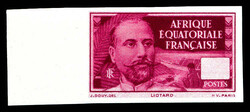 N°58, Essai non dentelé en violet sans valeur bdf, TB Qualité: **