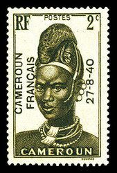 N°208a, 2c brun-noir, surcharge noire, TTB (signé ...