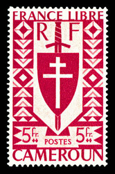N°260a, Erreur de couleur: 5f carmin. TTB (signé Calves) Qualité: ...