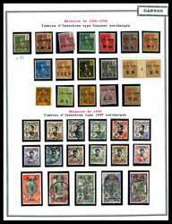 N°1/83, 1901-1919, Bureau complet, timbres neufs */obl avec ...