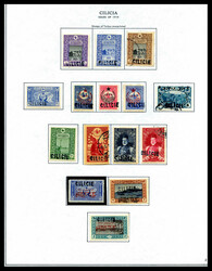 1919-1920, Collection assez complète en majoritée neuve* montée ...