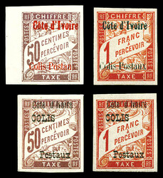 2435: Ivory Coast - Parcel stamps