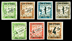 2435: Ivory Coast - Parcel stamps