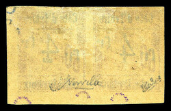 N°11A/B, 4f sur 60c, type XVI et XVII se tenant en paire coin de ...