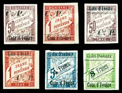 2435: Ivory Coast - Parcel stamps