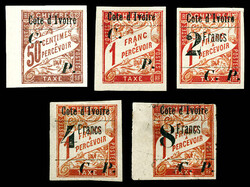 2435: Ivory Coast - Parcel stamps