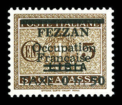2520: Fezzan - Postage due stamps