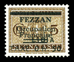 2520: Fezzan - Postage due stamps