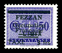 2520: Fezzan - Postage due stamps