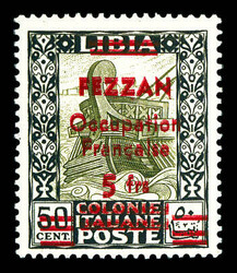 2520: Fezzan - Postage due stamps